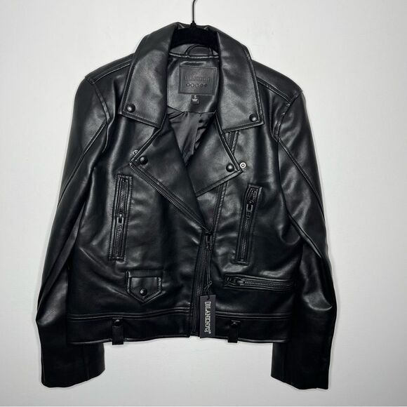 Blank NYC In Demand Faux Leather Motorcycle Jacket S - Picture 3 of 6